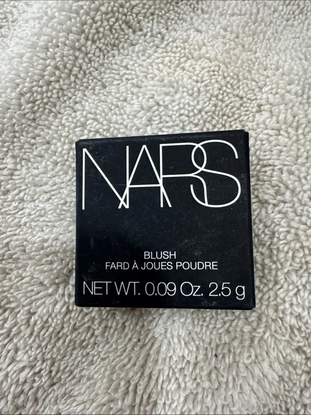 NARS Blush Compact — Black Packaging with White Logo